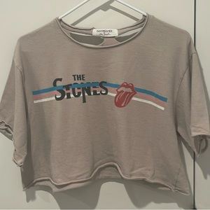 DAYDREAMER for FREE PEOPLE graphic cropped tee. S/M. Great condition.